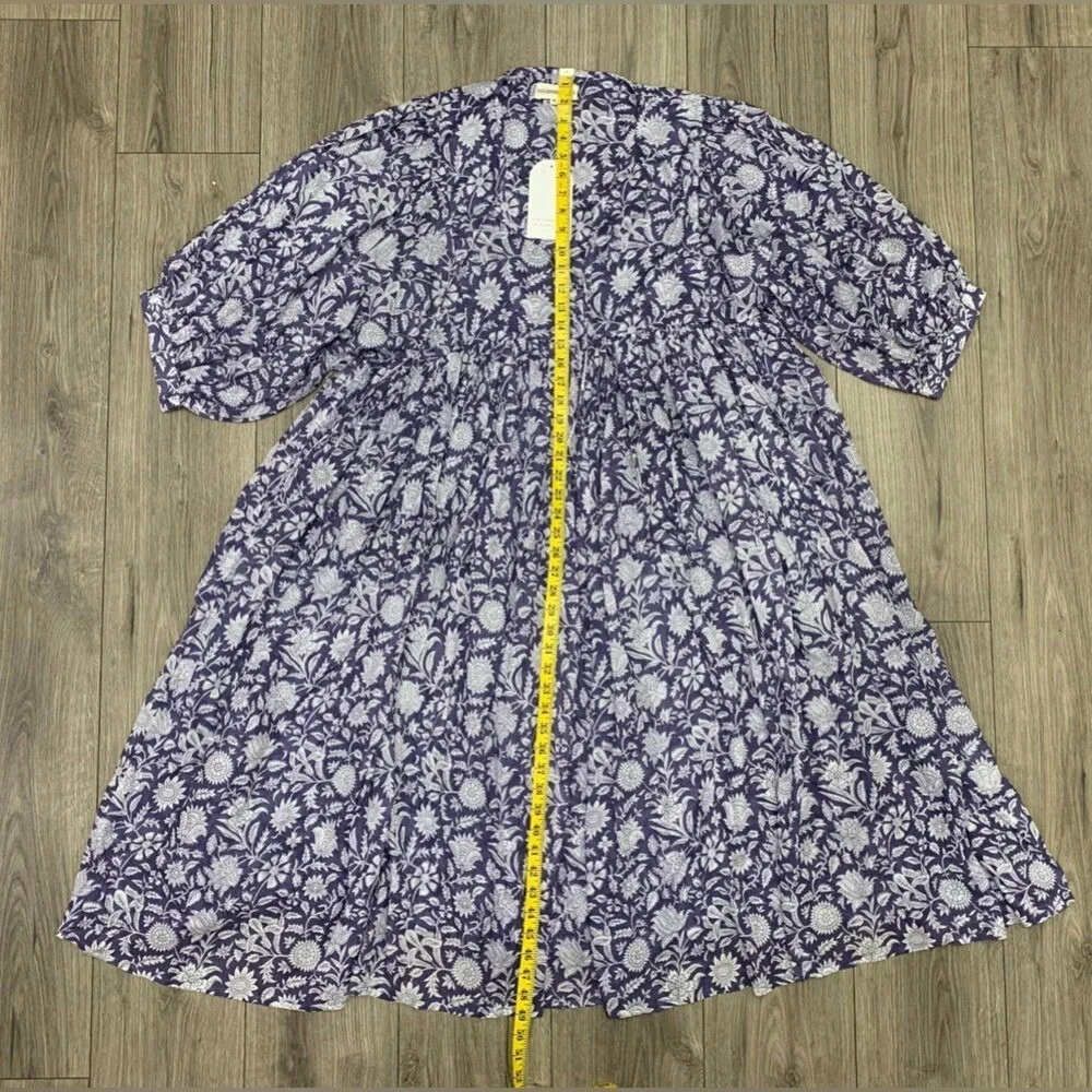 Daughters of‎ India Kyra Mini Dress ~ Blue Iris XL NWT
